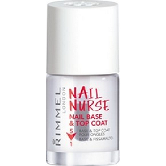Rimmel London Nail Nurse Nail Base & Top Coat 5v1 lak na nechty 12 ml
