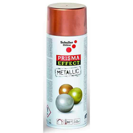 Schuller Eh klar Prisma Color Metallic Effect akrylový sprej 91047 Metalická medená 400 ml