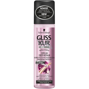 Gliss Kur Serum Deep Repair regeneračný expres balzam pre extrémne namáhané vlasy 200 ml sprej
