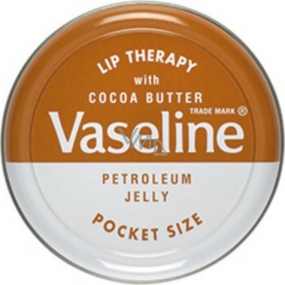 Vaseline Lip Therapy Kakaové maslo petrolejová masť na pery 20 g