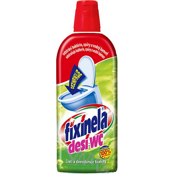 Fixinela Desi Wc tekutý čistič čistí a dezodoruje toalety 500 ml