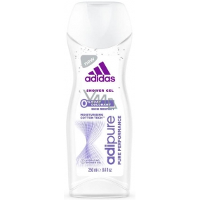 Adidas adiPURE sprchový gél bez mydlových zložiek a farbív pre ženy 250 ml