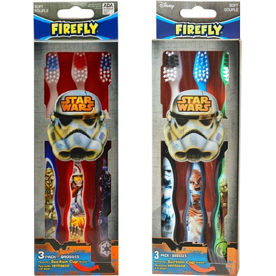 Disney Star Wars mäkká zubná kefka pre deti 3 kusy