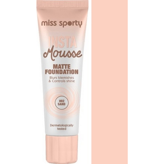 Miss Sporty Insta Mousse Matte Foundation make-up 002 Sand 30 ml