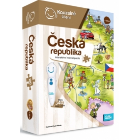 Albi Kúzelné čítanie interaktívne hovoriace puzzle Česká republika, vek 5+