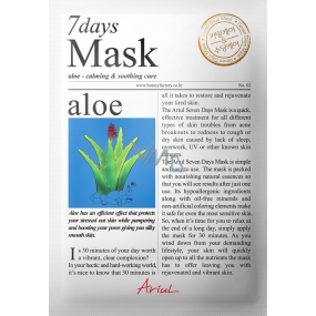 Ariul Aloe Vera upokojujúci textilné maska na tvár 20 g