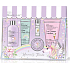 Baylis & Harding Jednorožec kryštáliky do kúpeľa 70 g + sprchový krém 60 ml + umývací gél 50 ml + krém na ruky 30 ml + balzam na pery 5 g, kozmetická sada