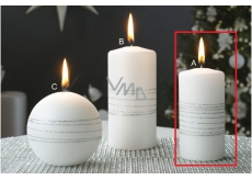 Lima Exclusive sviečka strieborná valec 50 x 100 mm 1 kus