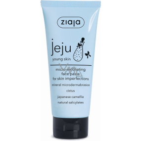 Ziaja Jeju Micro-Exfoliating Blackhead Paste s protizápalovými a antibakteriálnymi účinkami 75 ml