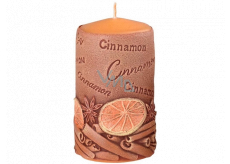 Emóciám Škorica Cinnamon vonná sviečka valec 60 x 110 mm