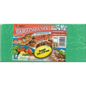 V&CH Obal Mikroténové vrecká farebné pre domácnosť na zmrazovanie, blokované, silné 250 x 350 mm 50 kusov