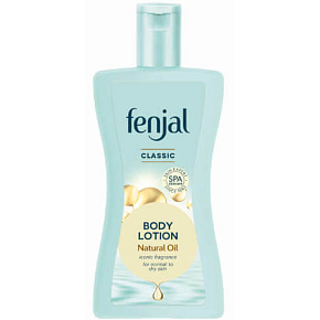 Fenjal Classic Mandľový olej a Bambucké maslo telové mlieko pre normálnu a suchú pokožku 400 ml