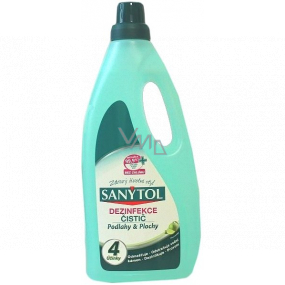 SANYTOL Limetka 4 účinky univerzálny dezinfekčný čistiaci prostriedok na podlahy a plochy 1 l
