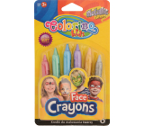 Colorino Farby na tvár metalické v násadke 6 farieb