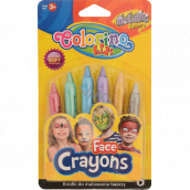 Colorino Farby na tvár metalické v násadke 6 farieb