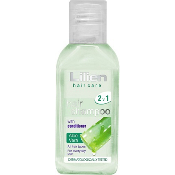 Lilien Aloe Vera 2v1 šampón a kondicionér pre všetky typy vlasov 50 ml cestovné balenie
