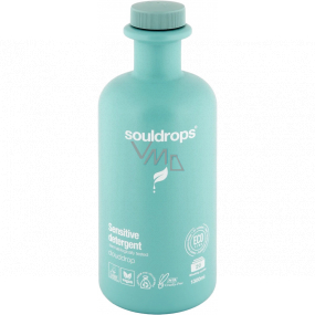 Souldrops Sensitive Detergent Clouddrop prací gél na citlivú pokožku 20 dávok 1,3 l