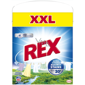 Rex Amazonia Freshness univerzálny prací prášok 60 dávok 3,3 kg