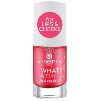 Essence What a tint! farba na pery a líca 02 Coral Sunset 4,9 ml
