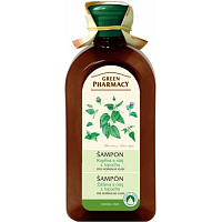 Green Pharmacy šampón pre normálne vlasy s pŕhľavou a lopúchom, 350 ml