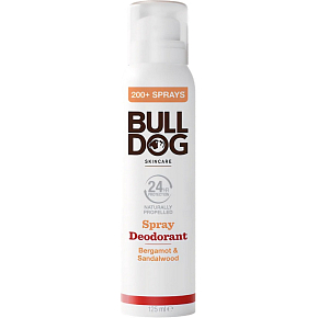 Bulldog Bergamot & Sandalwood deodorant sprej pre mužov 125 ml
