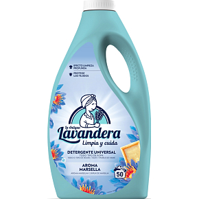 Lavandera marseillské mydlo prací gel 2,5 l, 50 dávok Lavandera marseillské mydlo prací gel 2,5 l, 50 dávok