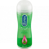 Durex 2v1 Massage Lube Aloe Vera intímny masážny a lubrikačný gél 200 ml