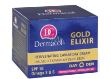 Dermacol Gold Elixir SPF10 Omladzujúci kaviárový denný krém 50 ml