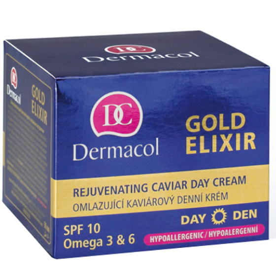 Dermacol Gold Elixir SPF10 Omladzujúci kaviárový denný krém 50 ml