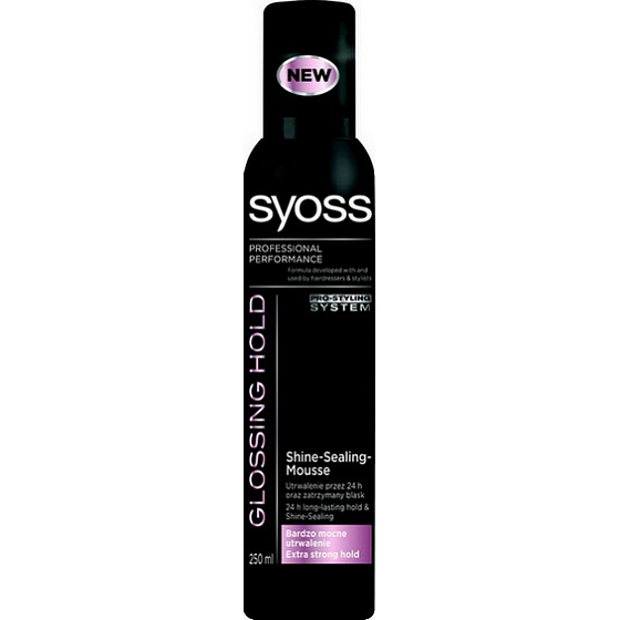 Syoss Glossing Hold extra silná fixácia penové tužidlo 250 ml