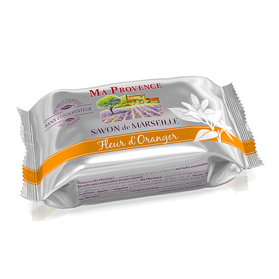 Ma Provence Bio Pomarančové kvety pravé Marseille toaletné mydlo 100 g