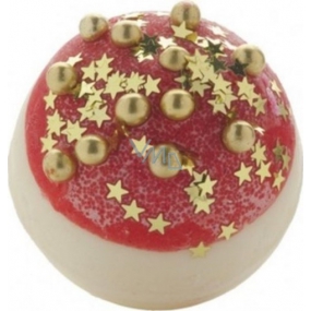 Bomb Cosmetics Vianočné žiara - Glitterballs Bath Creamer Gulička do kúpeľa 30 g