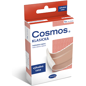 Cosmos klasická náplasť vodoodolná, 6 cm × 1 m