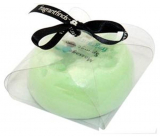 Fragrant Appleliscious Glycerínové mydlo masážne s hubkou naplnenou vôňou parfumu DKNY Green Apples v svetlozelenej farbe 200 g