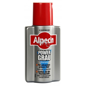 Alpecin PowerGrey Šampón proti vypadávaniu vlasov na šedivé vlasy 200 ml