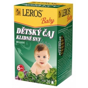 Leros Baby Pokojné sny bylinný čaj pre deti 20 x 1,5 g