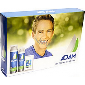 Astrid Adam Skin Protect + balzam po holení pre mužov 100 ml + pena na holenie 250 ml + antiperspirant sprej 150 ml, kozmetická sada