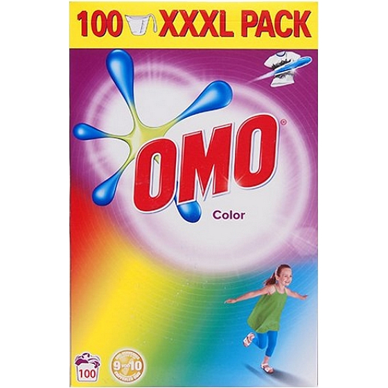 Omo Color prášok na pranie, farebné prádlo 100 dávok 7 kg