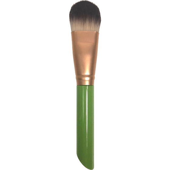 Kozmetický štetec na make-up rôzne farby rukovätí 15,5 cm