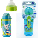 Rotho Babydesign Cool Friends 10+ mesiacov nepretekajúca fľaša plastová Boy - silikónový náustok 360 ml