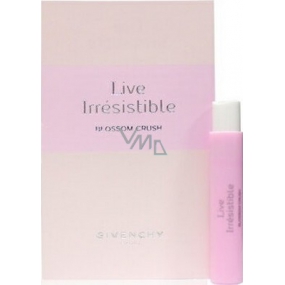 Givenchy Live Irresistible Blossom Crush toaletná voda pre ženy 1 ml s rozprašovačom, flakón