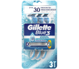 Gillette Blue 3 Cool 3 britvy holiaci strojček pre mužov 3 kusy