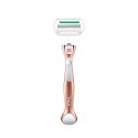 Gillette Venus Sensitive Rose Gold holiaci strojček s kovovou rukoväťou + náhradné hlavice 3 kusy pre ženy