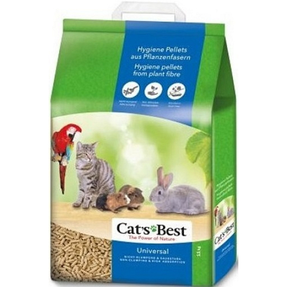 Cats Best ekologické stelivo pre mačky, králiky a malé hlodavce univerzálny 5,5 kg