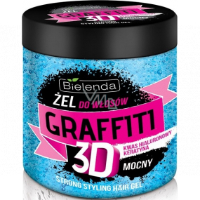 Bielenda Graffiti 3D Strong Keratin gél na vlasy 250 g