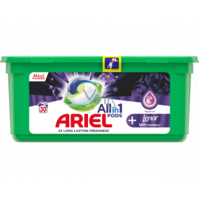 Ariel All in1 Pods + Lenor Unstoppables gélové kapsule na pranie dlhotrvajúca vôňa 30 kusov 753 g