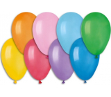 Balónky latexové nafukovací pastelové mix barev 19 cm 10 kusů v sáčku