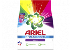 Ariel Aquapuder Color univerzálny prací prášok na farebné oblečenie 45 dávok 2,925 kg