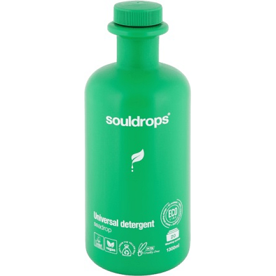Souldrops Universal Detergent Seadrop prací gél na farebnú a bielu bielizeň s vôňou morského vánku 20 dávok 1,3 l