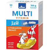 Vitar Kids Multivitamínové želé doplnok stravy pre deti 50 kusov